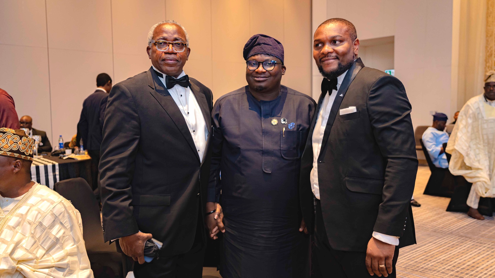 TBG members with a distinguished guest at Founders Day